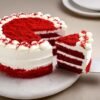 Luxury Red Velvet Cake – a moist, velvety cake with rich cream cheese frosting, ideal for sophisticated and indulgent celebrations.