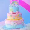 A beautifully designed Unicorn Tier Cake, featuring magical colors and tiers for your special celebration.