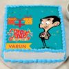 Mr. Bean Cake featuring his signature face, colorful decorations, and a humorous touch, perfect for themed parties or celebrations.