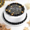 New Year Cheer Cake with festive decorations, perfect for celebrating the new year with joy, sweetness, and celebratory flavors.