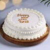 New Year Pineapple Cake – a beautifully decorated cake with tropical pineapple flavors, ideal for celebrating the New Year in style.