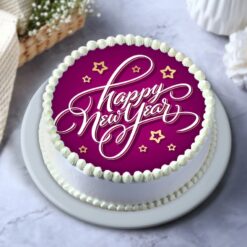 New Year Radiance Cake – a beautifully crafted cake with radiant designs, ideal for celebrating the New Year with charm and style.