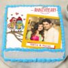 Timeless Memories Anniversary Cake with personalized design, a perfect way to celebrate lasting love and memorable moments together.