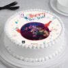 New Year Moments Photo Cake with a personalized photo for a festive and memorable celebration.