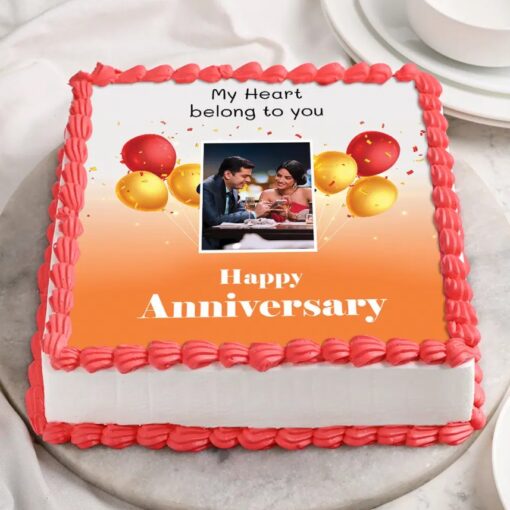 Love In Frames Cake, decorated with framed photos or designs, capturing special moments in a beautiful and personalized way.