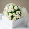 Pure Eternity Rose Bouquet – a beautifully crafted bouquet featuring pristine roses, ideal for expressing love and admiration with elegance.