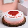 Crimson Romance Cake, a rich red dessert symbolizing love and passion, ideal for romantic celebrations like anniversaries or special moments.