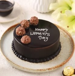 Chocolate Truffle Women’s Day Cake – a luxurious and creamy dessert symbolizing the strength and sweetness of women.