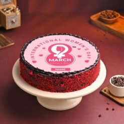 Women’s Day Portrait Cake – a custom-designed cake with a personalized portrait to honor and celebrate the inspiring women in your life.