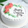 Women's Day Vanilla Delight Cake – a smooth and creamy cake celebrating Women’s Day with elegance and sweetness.