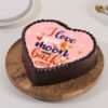 Affection Heart Valentine Cake – A heart-shaped cake adorned with luscious frosting and romantic decorations, ideal for Valentine’s Day and special occasions.