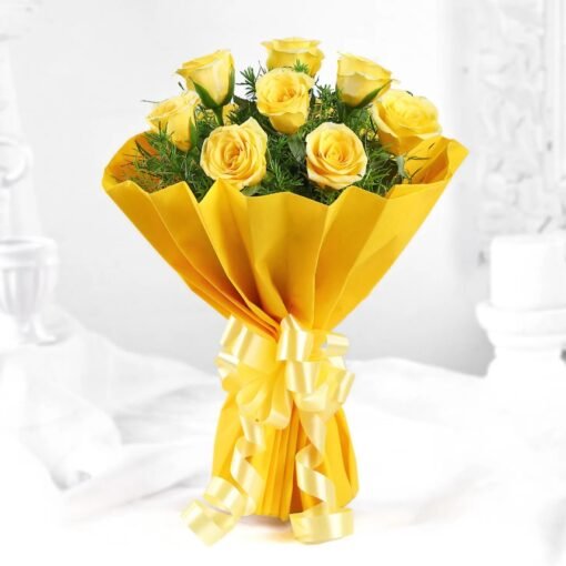 Blooming Elegance floral bouquet featuring fresh, vibrant flowers arranged beautifully for a touch of grace and sophistication.