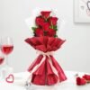 Blooming Love Red Roses bouquet with fresh, vibrant red roses, perfect for romantic gestures, anniversaries, and heartfelt surprises.