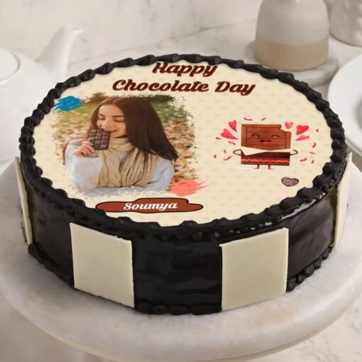 Chocolate Day Memory Cake, a decadent chocolate treat perfect for celebrating love and cherished moments.