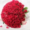 Crimson Love Symphony – A luxurious arrangement of vibrant red roses, perfect for romantic gestures, anniversaries, and special occasions.