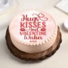 Hugs & Kisses Delight Cake with rich flavors, a romantic design, and perfect sweetness for Valentine's Day, anniversaries, and celebrations.