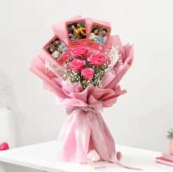 Love In Bloom Custom Magnets – Personalized floral-themed magnets, perfect for gifting and cherishing romantic moments with a customized touch.