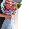 Mixed Flowers Romance Bouquet featuring a stunning assortment of fresh, colorful blooms, perfect for anniversaries, birthdays, and romantic surprises.