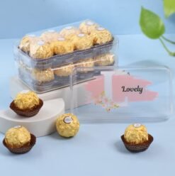 Personalized Ferrero Rocher Chocolate Box – A custom chocolate box filled with delicious Ferrero Rocher chocolates, perfect for gifting on special occasions.