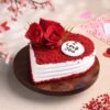 Red Velvet Romance Cake – A rich, indulgent red velvet cake perfect for romantic celebrations, offering a blend of elegance and delicious flavor.