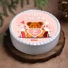 Snuggly Bear Love Cake with a cute teddy bear design, crafted with love and sweet flavors for a delightful celebration.