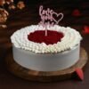 Soulmate Red Velvet Cake featuring rich red velvet layers and smooth cream cheese frosting, ideal for romantic celebrations and special moments.