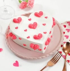 XOXO Valentine Cake decorated with hearts, rich frosting, and romantic details, ideal for Valentine’s Day celebrations and love-filled surprises.