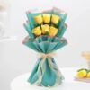 Elegant bouquet of yellow roses, symbolizing joy and friendship, ideal for birthdays, anniversaries, and heartfelt gestures.