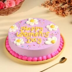 Blooming Beauty Women's Day Cake – a floral-themed cake symbolizing elegance, beauty, and strength, perfect for celebrating Women's Day.