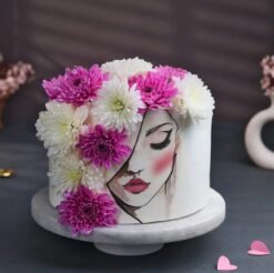 Bold & Beautiful Women's Day Cake – a stunning cake designed to celebrate confidence, strength, and beauty on Women's Day.