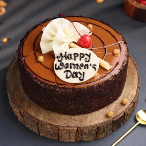 Butterscotch Glow Women's Day Cake – a golden, caramel-infused cake perfect for celebrating the power and grace of women.