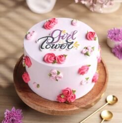 Charming Women's Day Cake – a delightful, elegantly decorated cake perfect for celebrating the amazing women in your life.