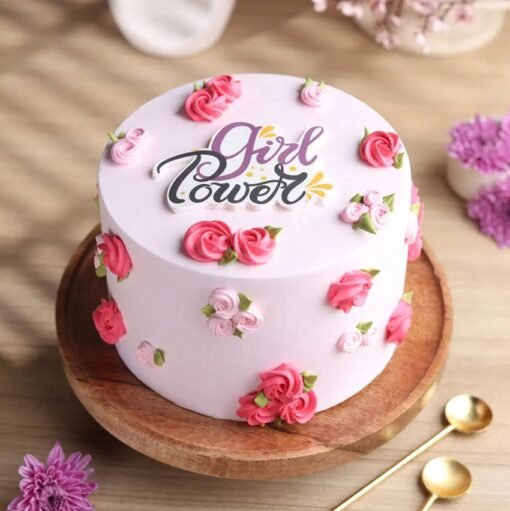 Charming Women's Day Cake – a delightful, elegantly decorated cake perfect for celebrating the amazing women in your life.