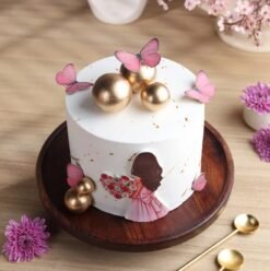 Eternal Grace Women's Day Cake – a beautifully crafted cake with delicate designs, honoring the strength and elegance of women.