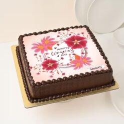 Feminine Flair Delight Cake – a beautifully crafted cake symbolizing grace, elegance, and the joy of celebrating women.