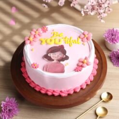 Feminine Flair Women's Day Cake – a beautifully designed cake honoring the grace, strength, and elegance of women.