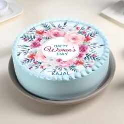 Flowery Women's Day Cake – a stunning floral-themed cake honoring the elegance and strength of women.