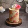 Lavish Petals Wedding Cake – an exquisite floral wedding cake with delicate petal-inspired decorations, perfect for elegant wedding celebrations.