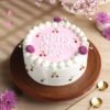 Sweet Cherry Women's Day Cake – a luscious cherry-flavored cake beautifully designed to honor and celebrate the incredible women in your life.