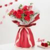 A beautiful floral bouquet symbolizing tender love, featuring fresh, soft-colored blooms perfect for romantic gestures, anniversaries, and heartfelt moments.