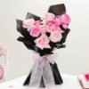 Timeless Romance Blooms bouquet featuring fresh roses, lilies, and elegant florals, ideal for romantic occasions like anniversaries and weddings.