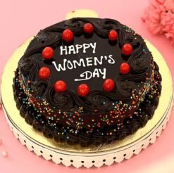 Truffle Charm Women's Cake – a decadent chocolate truffle cake symbolizing grace, strength, and indulgence for Women's Day celebrations.