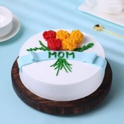 Mother’s Day Blooming Bouquet Cake — a beautifully decorated cake featuring a floral bouquet of edible flowers for a perfect Mother’s Day treat.