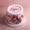 Mother’s Day Delight Cake — beautifully decorated cake with pastel hues, floral accents, and a heartfelt Mother’s Day message.