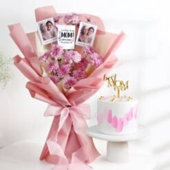 Polaroid Mother's Day Treat Combo — includes sweet treats paired with Polaroid-style photo keepsakes, perfect for celebrating Mom with love and memories.